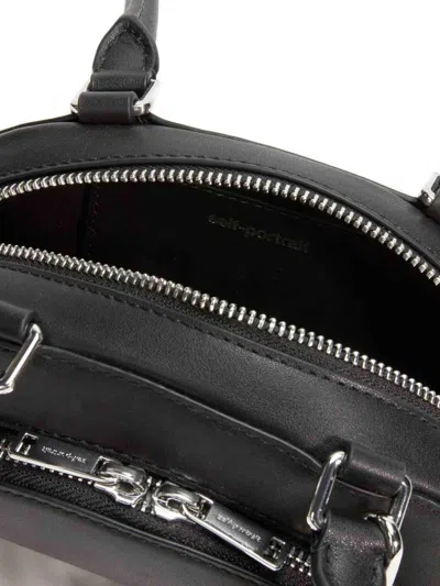 Self-portrait Leather Shoulder Bag With Charms