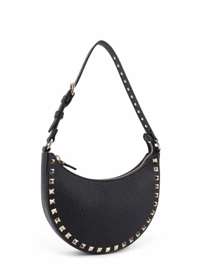 Valentino Rockstud Leather Mini Hobo Bag