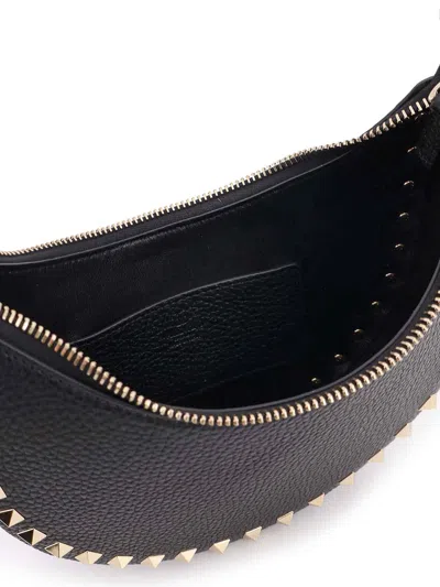 Valentino Rockstud Leather Mini Hobo Bag