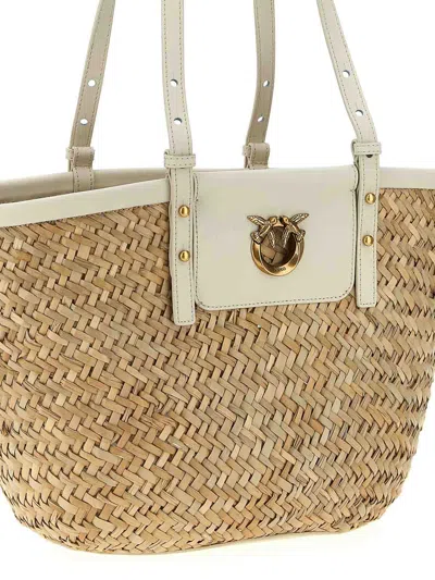 Pinko Love Summer Basket Shoulder Bag