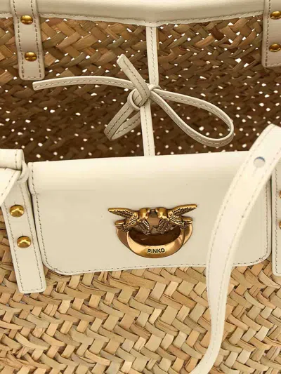 Pinko Love Summer Basket Shoulder Bag