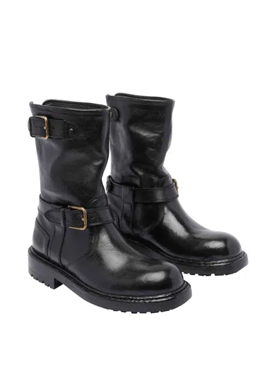 Dolce & Gabbana Horseride Leather Boots