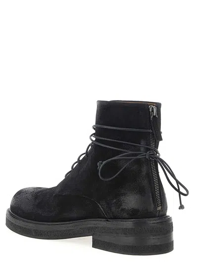 Marsèll Wrap Ankle Round Toe Textured Boots