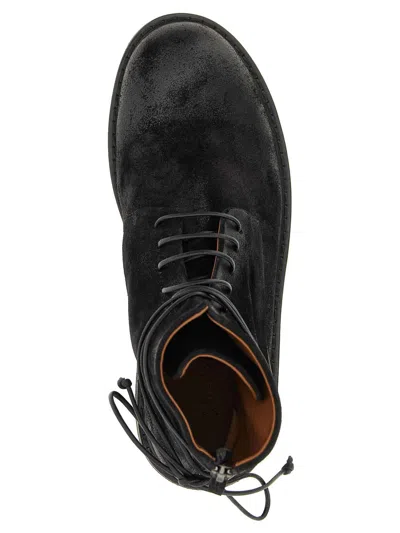 Marsèll Wrap Ankle Round Toe Textured Boots