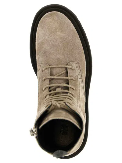 Brunello Cucinelli Suede Combat Boots Monile