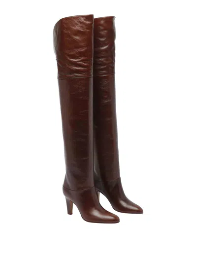 Chloé And Brown Eve Pump Boots