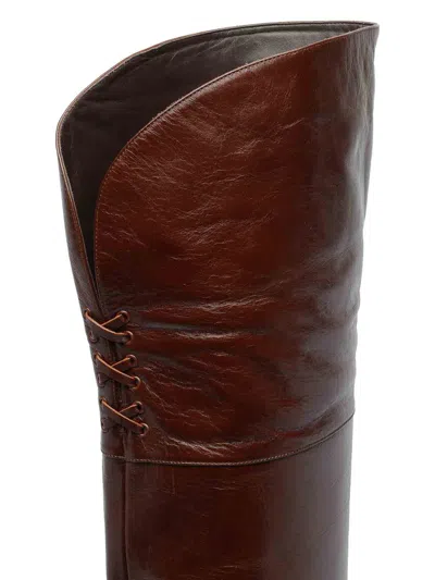 Chloé And Brown Eve Pump Boots