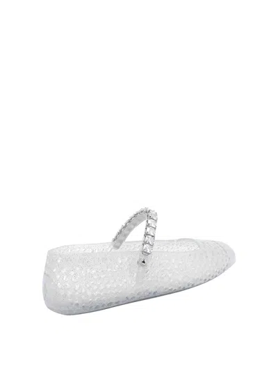 Jimmy Choo The Jelly Crystal-embellished Ballet Flats