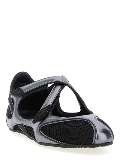 Attico Modern Flat Shoes With Cross-strap Detail
