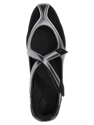 Attico Modern Flat Shoes With Cross-strap Detail