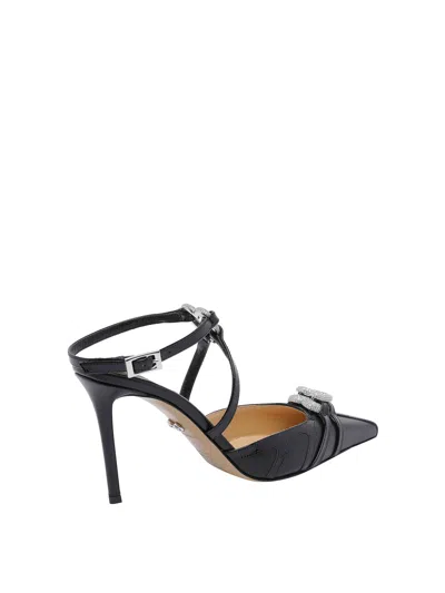 Mach&mach Mach&ampmach Black Double Heart Pumps