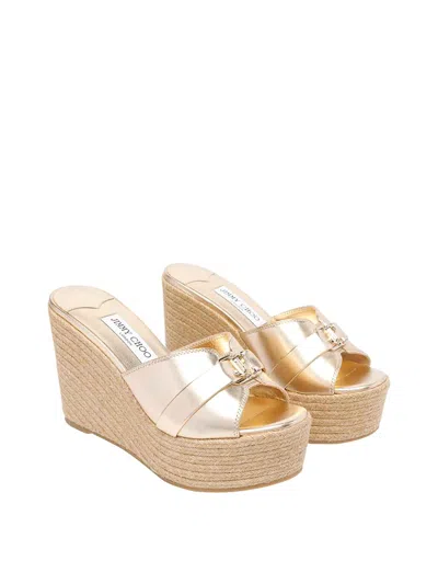 Jimmy Choo Leda Wedge Sandals