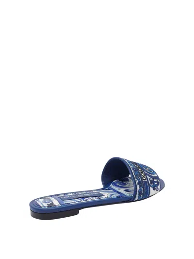 Dolce & Gabbana Embroidered Logo Slides