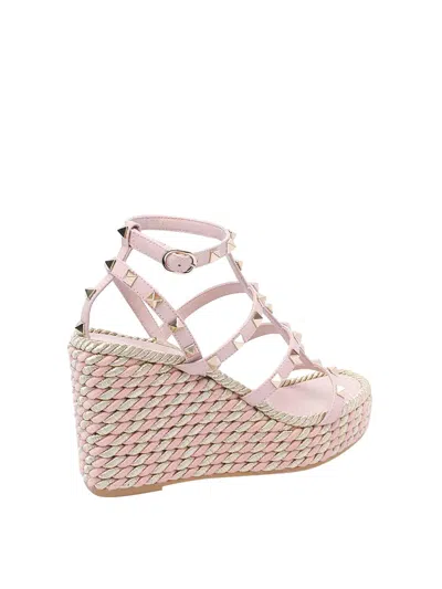 Valentino Garavani Women Rockstud Wedged Sandals