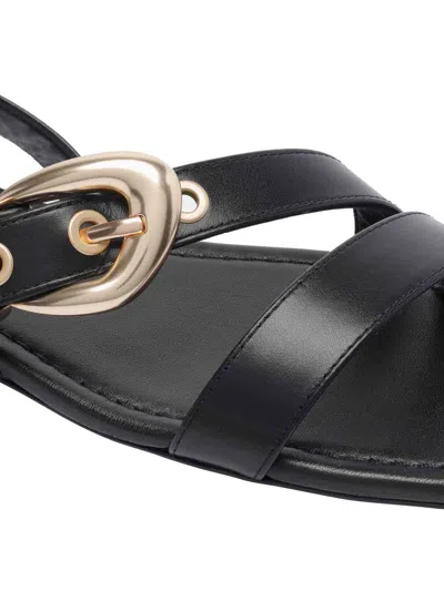 Stuart Weitzman Black Maven Sandals