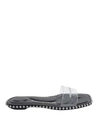 Alexander Wang Nia Ballchain Flat Sandals