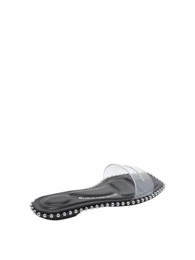 Alexander Wang Nia Ballchain Flat Sandals