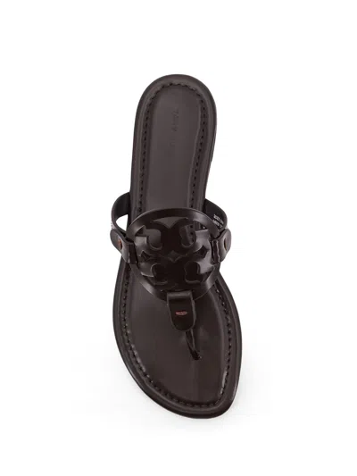 Tory Burch Miller Leather Flats Sandals