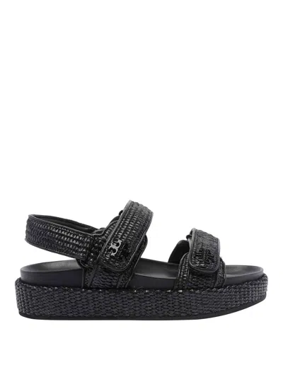 Tory Burch Kira Woven Platform Sandals