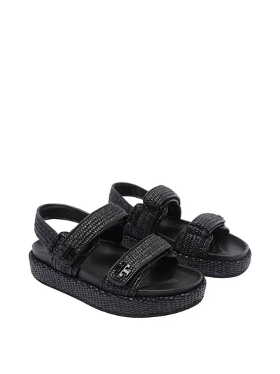 Tory Burch Kira Woven Platform Sandals