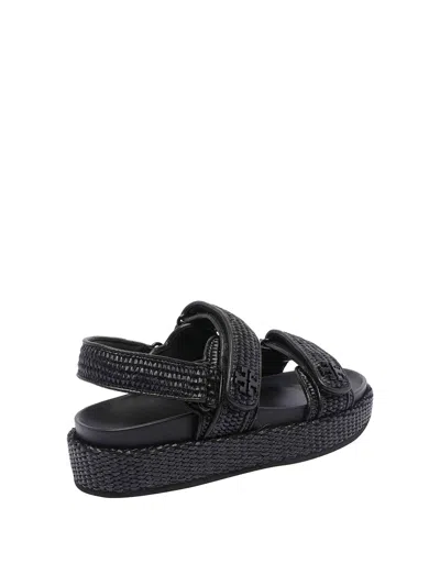 Tory Burch Kira Woven Platform Sandals