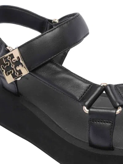 Tory Burch Black Mellow Platform Sandals