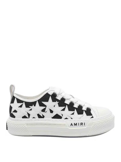 Amiri Stars Low-top Canvas Platform Sneakers