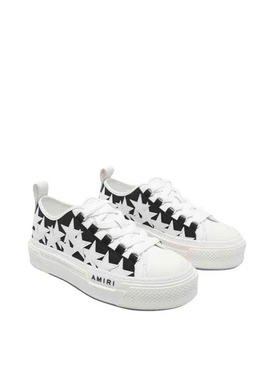Amiri Stars Low-top Canvas Platform Sneakers