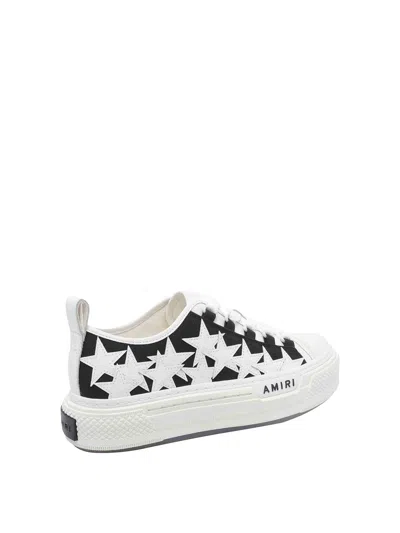 Amiri Stars Low-top Canvas Platform Sneakers