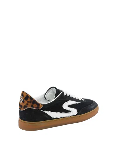 Stuart Weitzman Black Sw Runaround Sneakers