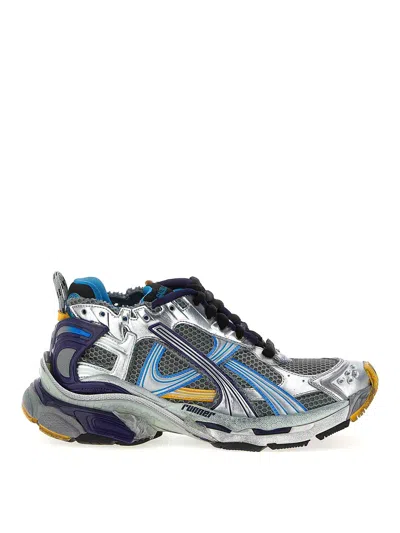 Balenciaga Multicolor Mesh And Rubber Runner Sneakers