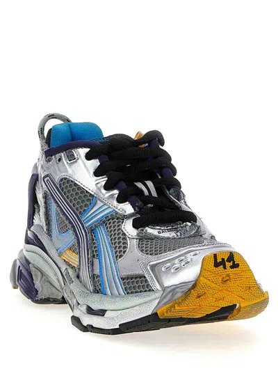 Balenciaga Multicolor Mesh And Rubber Runner Sneakers