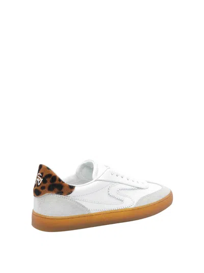 Stuart Weitzman Leopard-print Leather Sneakers