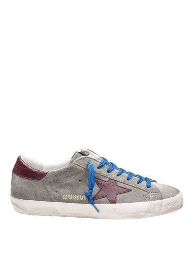 Golden Goose Super Star Sneakers In Green And Kenya In White