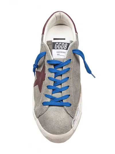 Golden Goose Super Star Sneakers In Green And Kenya In White
