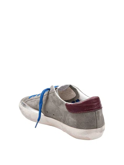 Golden Goose Super Star Sneakers In Green And Kenya In White