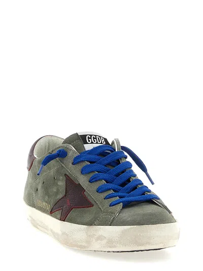 Golden Goose Super-star Suede Upper And Toe Leather Star And He