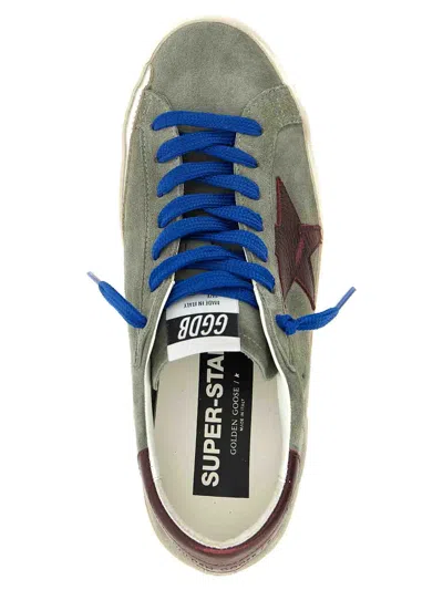 Golden Goose Super-star Suede Upper And Toe Leather Star And He