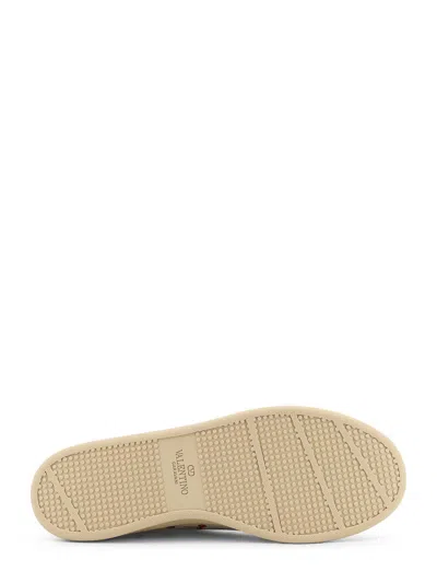 Valentino Garavani Royco Sneaker In Nappa Calfskin With Cherryfic Pattern