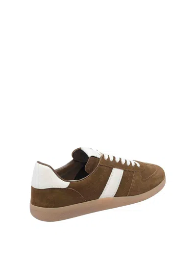 Tom Ford Suede Sneakers With Contrast Stripe And Rubber Sole