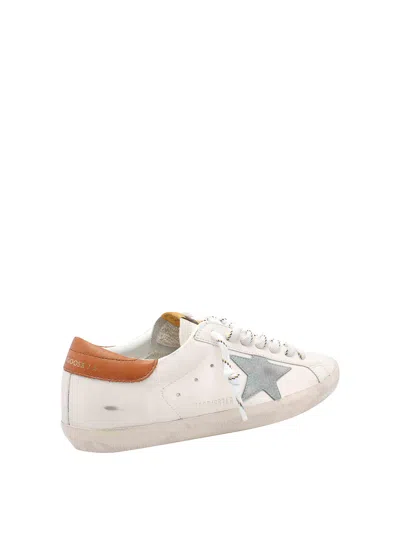 Golden Goose Deluxe Brand Men Super-star Classic With List Leather Sneakers In Neutral