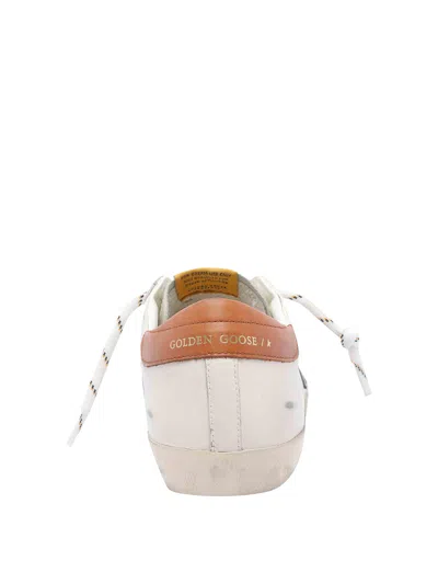 Golden Goose Deluxe Brand Men Super-star Classic With List Leather Sneakers In Neutral