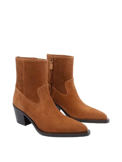 Stuart Weitzman Brown Booties