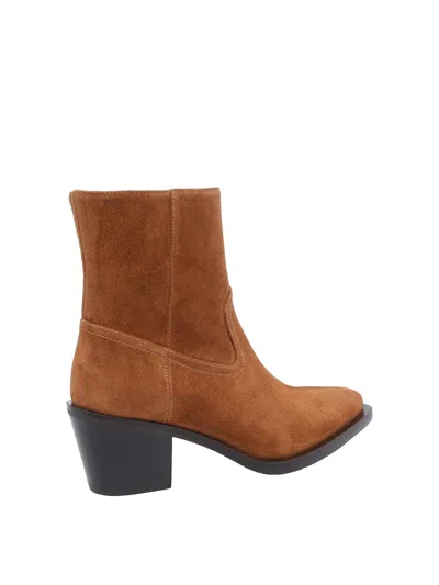 Stuart Weitzman Brown Booties