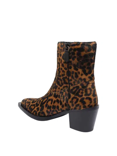 Stuart Weitzman 60mm Leopard-print Boots In Brown