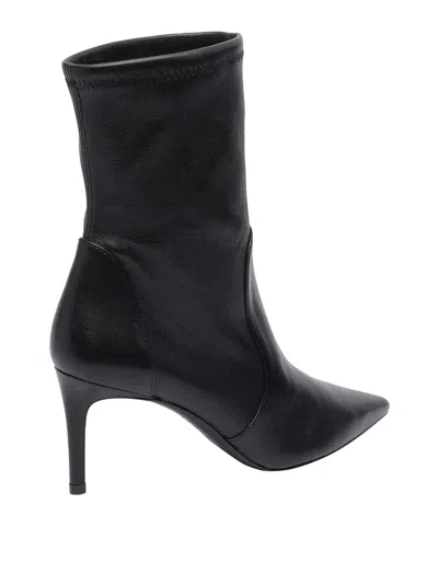 Stuart Weitzman Black Stuart Power Pump Booties