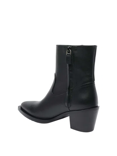 Stuart Weitzman Black Tate Booties