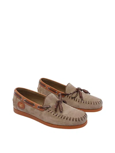 Valentino Brown Palm Avenue Loafers
