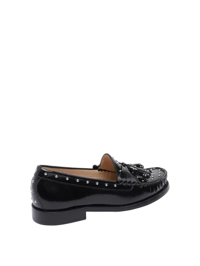 Stuart Weitzman Black Lottie Loafers