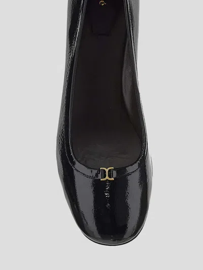 Chloé Escarpins Marcie Femme Noir Taille 38 100% Peau De Chèvre
